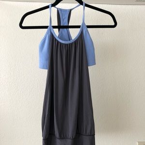 Lululemon workout top with built in sports bra